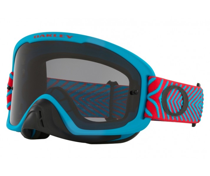 Máscara Oakley OFrame 2.0 Pro Mx Motion Azul Lente Gris Oscuro |8007490001|