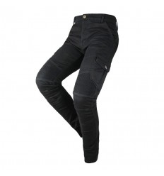 Pantalón ByCity Mujer Mixed Slim III Negro |5000074|