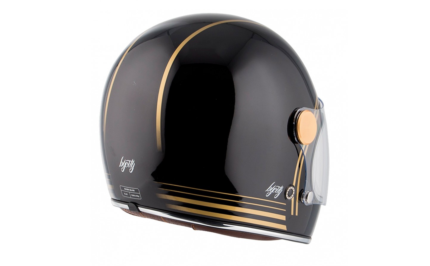 Casco ByCity Roadster II Gold Negro |00000079| - Fabregues Motos