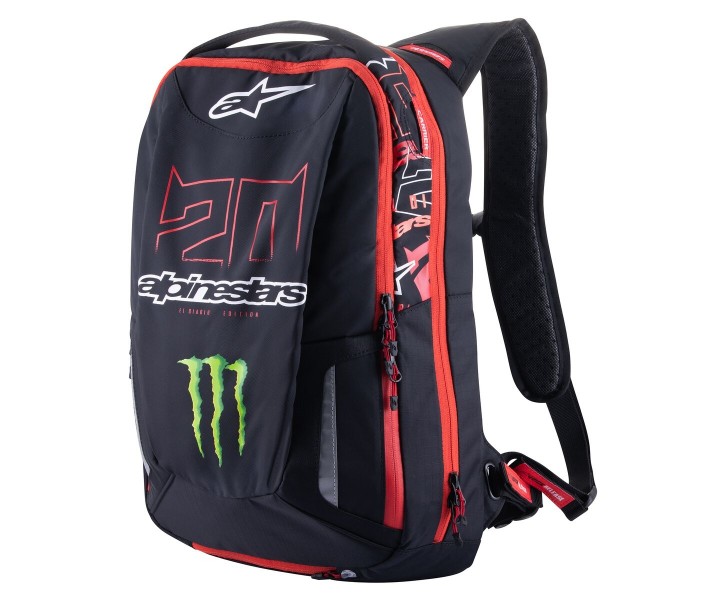 Mochila Alpinestars FQ20 City Hunter Monster Negro Rojo |6106823-1303|