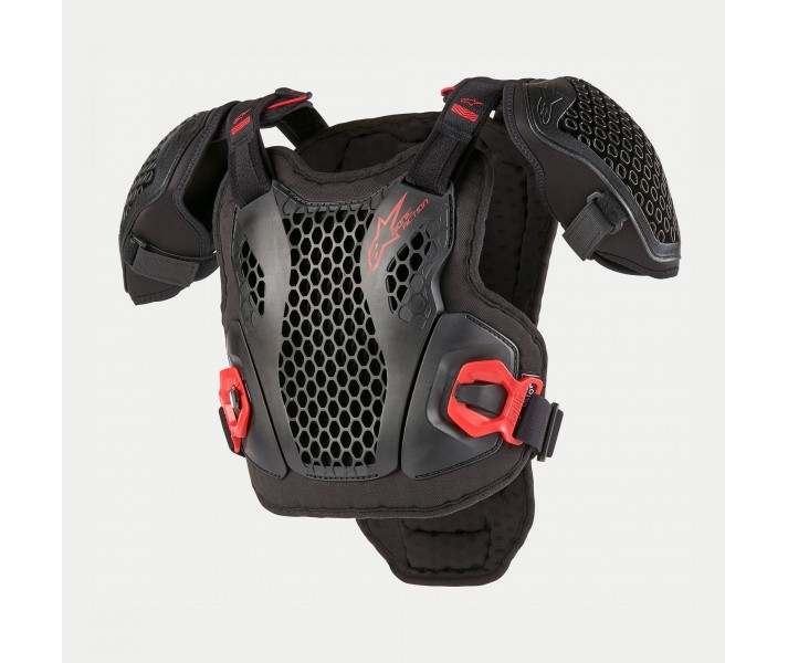 Peto Alpinestars Infantil Bionic Action Negro Rojo |6740424-13|