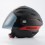 Casco Blauer Brat Negro Mate Rojo |CBBRAT086|