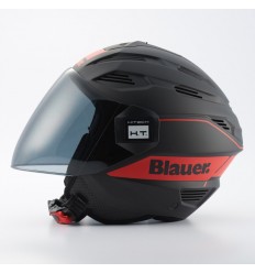 Casco Blauer Brat Negro Mate Rojo |CBBRAT086|