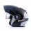 Casco Blauer Real Grafica A Blanco Negro |CBREALA11|