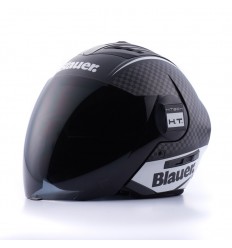 Casco Blauer Real Grafica B Negro Mate Titanio Blanco |CBREALB12|