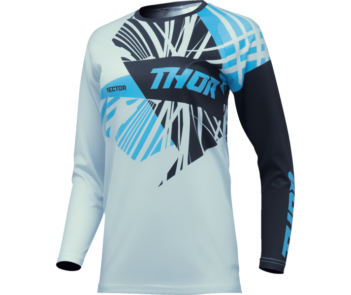 Camiseta Thor Mujer Sector Split Azul Negro |29110288|