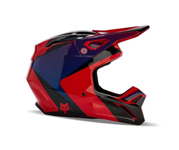 Casco Fox V1 Streak Rojo Fluor |31371-110|