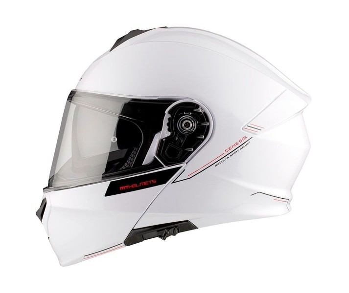 Casco MT Genesis SV Solid A0 Blanco Brillo |1347000001|