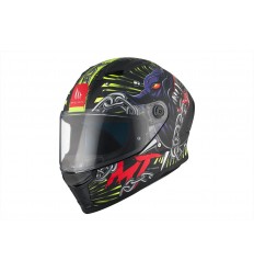 Casco MT Stinger 2 Akin Negro Mate Verde |1334A66033|