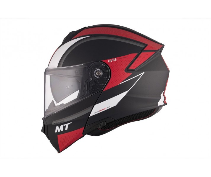 Casco MT Genesis SV Cave A5 Negro Rojo Mate |1347A61053|