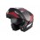 Casco MT Genesis SV Cave A5 Negro Rojo Mate |1347A61053|