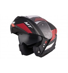 Casco MT Genesis SV Cave A5 Negro Rojo Mate |1347A61053|