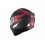 Casco MT Genesis SV Cave A5 Negro Rojo Mate |1347A61053|