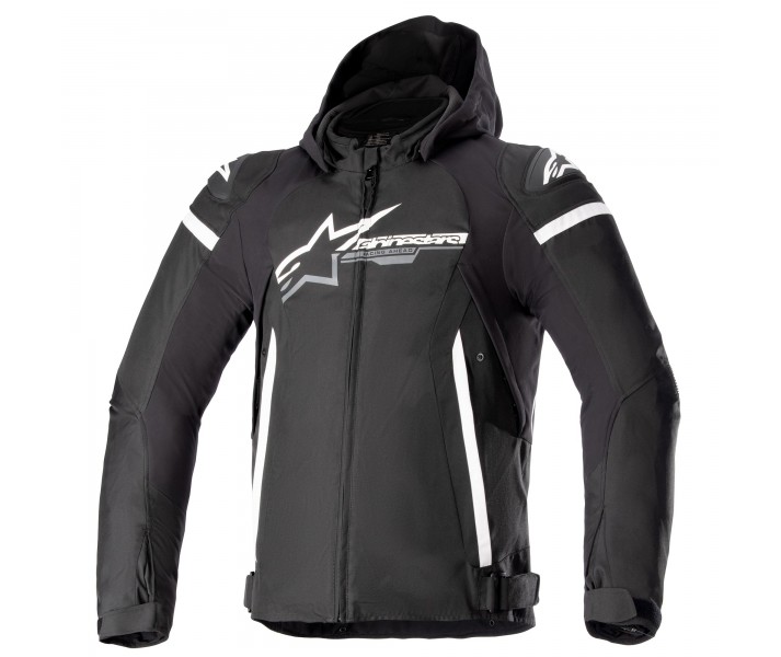 Chaqueta Alpinestars Zaca Waterproof Blanco Negro |3206423-12|