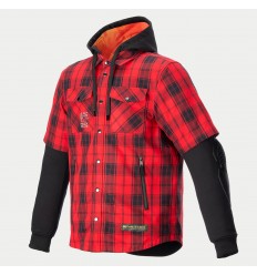 Camisa Alpinestars Tartán Mo.St.Eq Rojo Negro |4300424-3136|