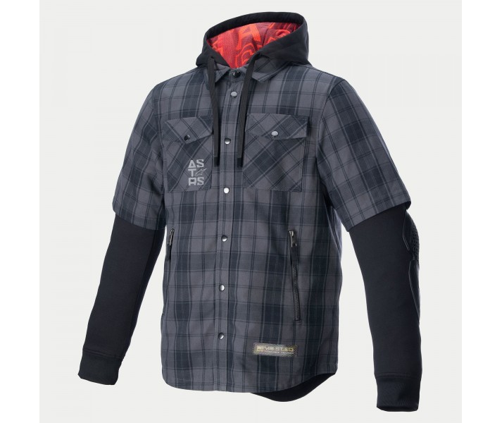 Camisa Alpinestars Tartán Mo.St.Eq Gris Negro |4300424-9610|