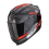 Casco Scorpion Exo 520 Evo Air Titan Negro Metal Rojo |172-448-238|