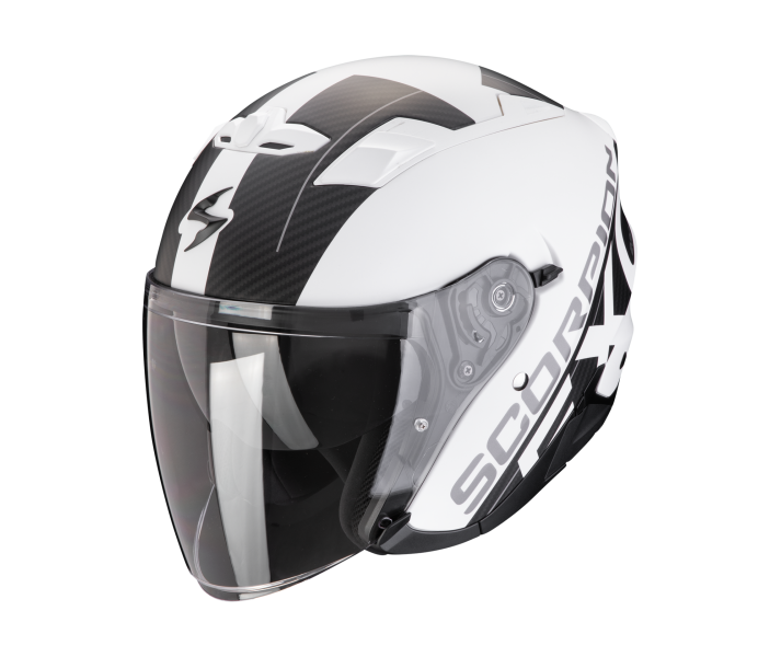 Casco Scorpion Exo 230 Qr Blanco Mate Negro |23-461-201|