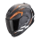 Casco Scorpion Exo 491 Kripta Negro Mate Naranja Blanco |48-450-333|