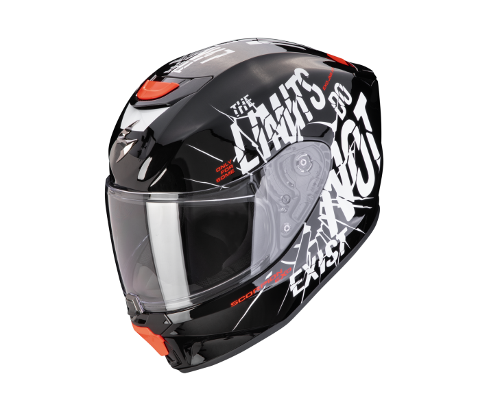 Casco Scorpion Infantil Exo-Jnr Boum Negro Blanco |120-436-63|