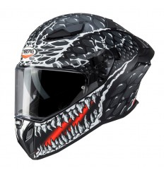 Casco Caberg Drift Evo II Crok Negro Mate Antracita Rojo |C2RD60H9|