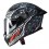 Casco Caberg Drift Evo II Crok Negro Mate Antracita Rojo |C2RD60H9|