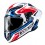 Casco Caberg Drift Evo II Jarama Blanco Rojo Azul |C2RE60H7|