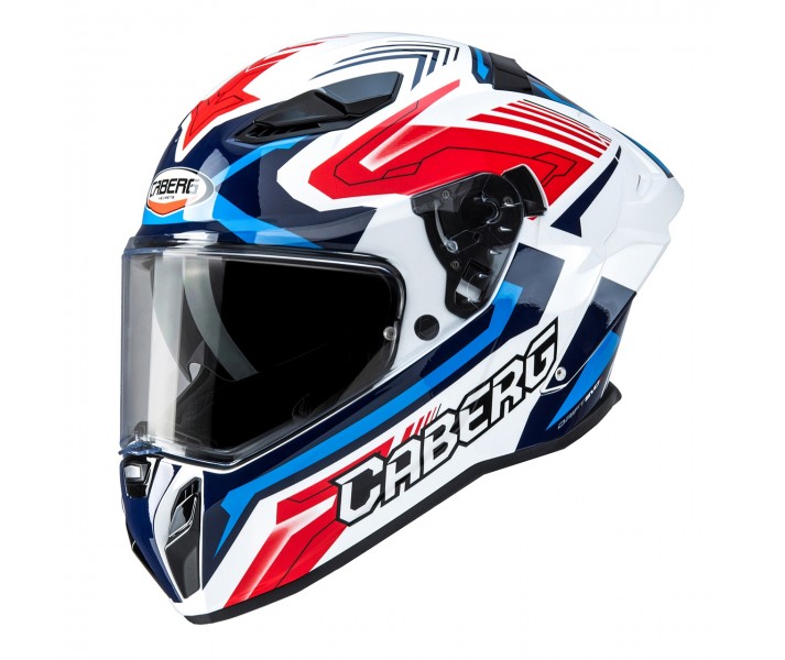 Casco Caberg Drift Evo II Jarama Blanco Rojo Azul |C2RE60H7|