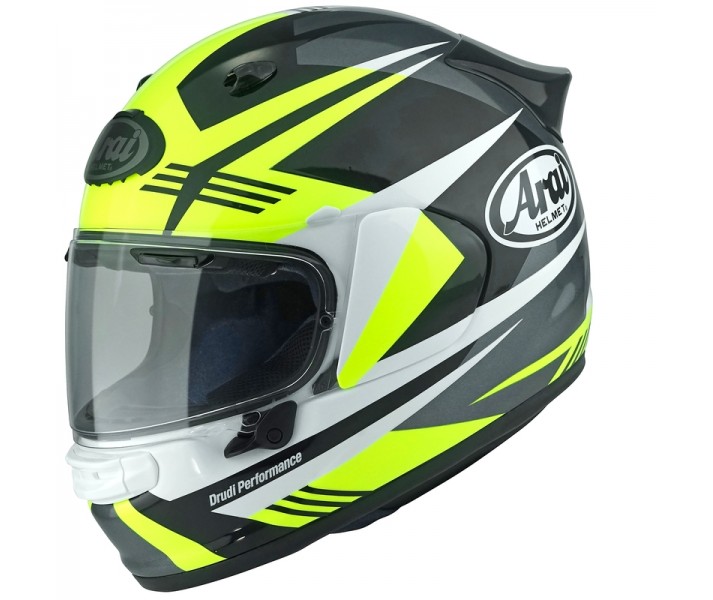 Casco Arai Quantic Mark Amarillo Blanco Negro |800909300|