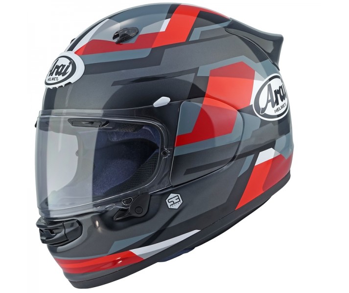 Casco Arai Quantic Abstract Rojo Gris Negro |800909400|