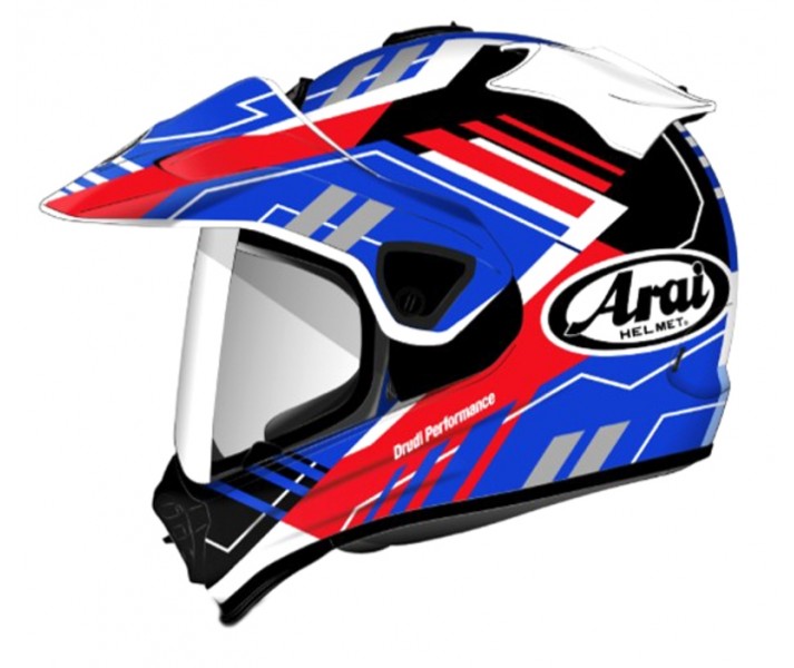 Casco Arai Tour-X5 Trail Azul Blanco Rojo |800909700|