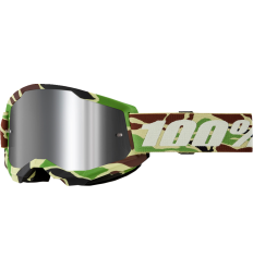 Máscara 100% Strata 2 War Camo Lente Plata |26013501|