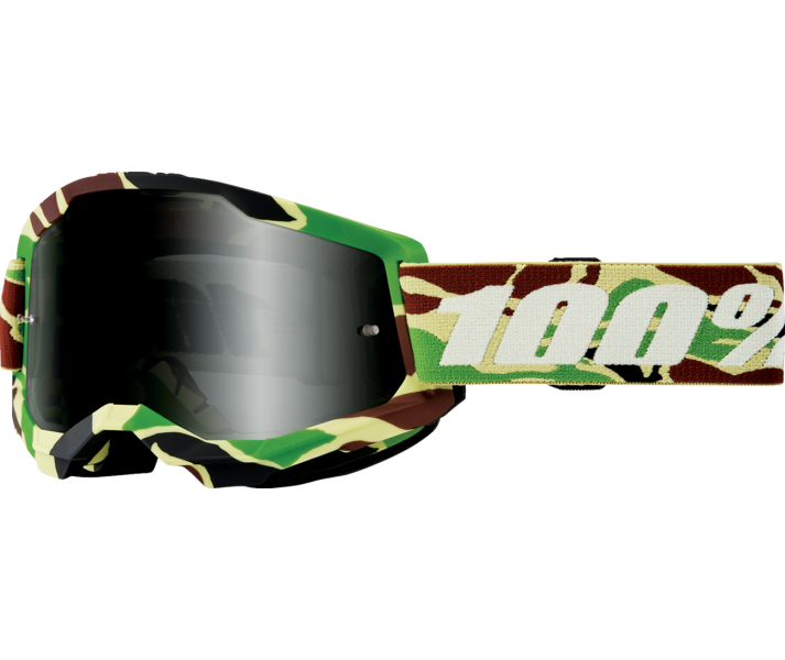 Máscara 100% Strata 2 Sand War Camo Lente Ahumada |26013526|