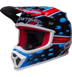 Casco Bell Mx-9 Mips Mcgrath Showtime 23 Negro Brillo Rojo