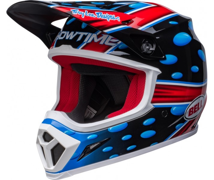 Casco Bell Mx-9 Mips Mcgrath Showtime 23 Negro Brillo Rojo