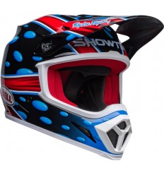 Casco Bell Mx-9 Mips Mcgrath Showtime 23 Negro Brillo Rojo