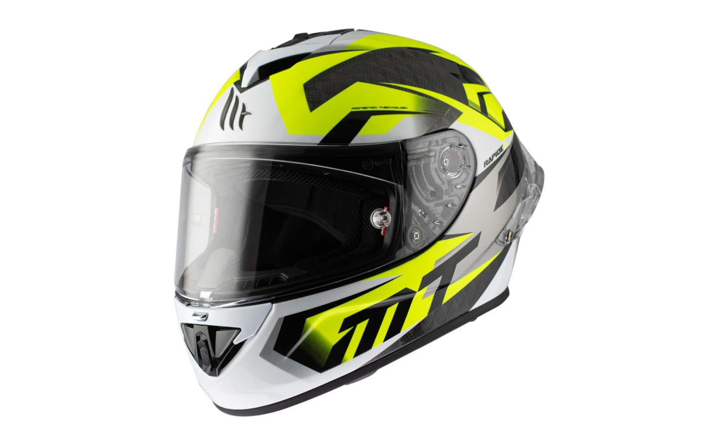 Casco Scorpion EXO 491 SPIN Negro Azul Amarillo Fluor, 48-370-191-02