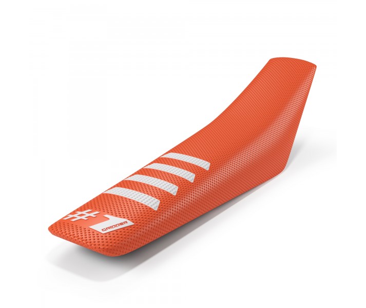 Funda Asiento Onegripper Ribbed Naranja Blanco /OGSC02-OEWHWH/