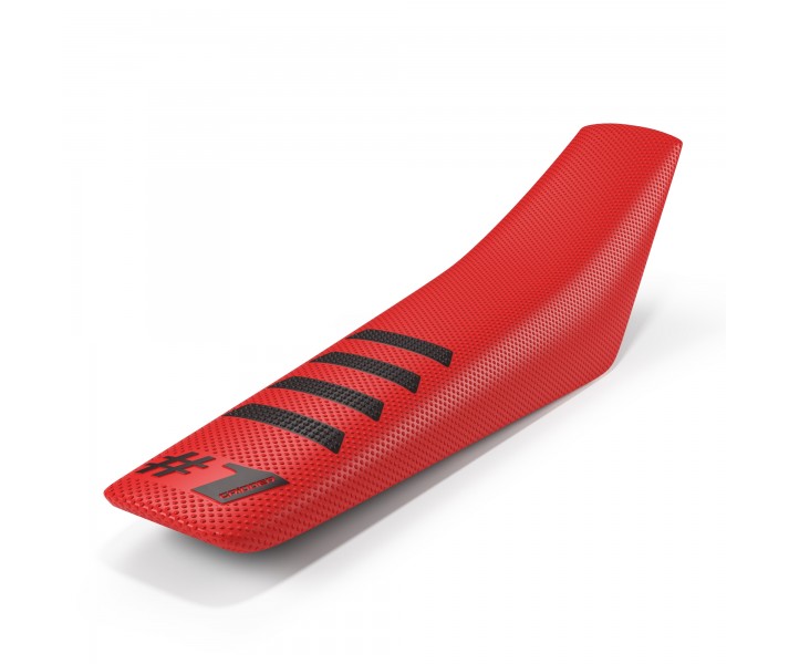 Funda Asiento Onegripper Ribbed Rojo Negro /OGSC02-RDBLBL/