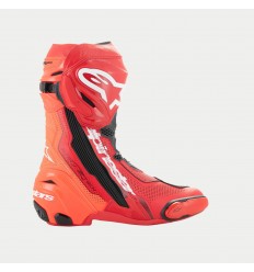 Botas Alpinestars Supertech R Vented Rojo Brillo Rojo Fluor |2220121-3029|