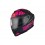 Casco MT Helmets Braker SV Punk Rider Rosa Negro Mate |1346A711833|