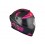 Casco MT Helmets Braker SV Punk Rider Rosa Negro Mate |1346A711833|