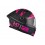 Casco MT Helmets Braker SV Punk Rider Rosa Negro Mate |1346A711833|