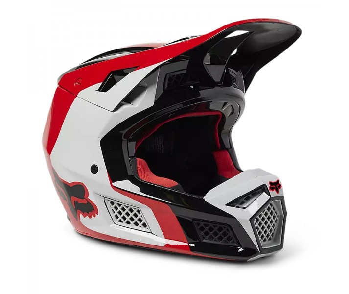 Casco Fox V3 Rs Efekt Rojo Flour |29640-110|