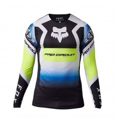 Camiseta Fox Pc Flexair Foyl Blanco Negro |30860-018|