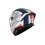 Casco Mt Thunder 4 Sv Treads C7 Gris Rojo Azul Brillo |1308B37271|