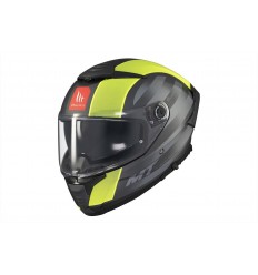 Casco Mt Thunder 4 Sv Treads D3 Amarillo Gris Mate |1308B373352|