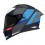 Casco MT Helmets Braker SV Chento Negro Azul Mate |1346A562733|