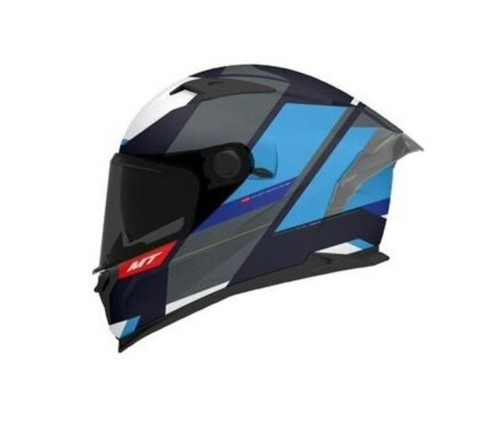 Casco MT Helmets Braker SV Chento Negro Azul Mate |1346A562733|