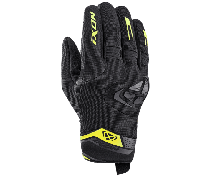 Guantes Ixon Mig 2 Negro Brillo Amarillo |300111090-1072|